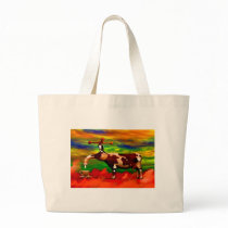 Surreal chess art paintings  fantastic art canvas bags
