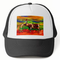 Surreal chess art paintings  fantastic art mesh hats