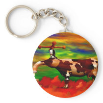 Surreal chess art paintings  fantastic art key chains
