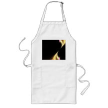 Surreal Purple Fractal Vortex Aprons