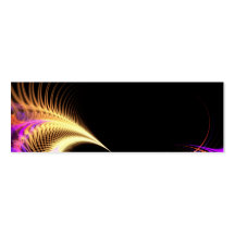 Surreal Purple Fractal Vortex Business Card Template