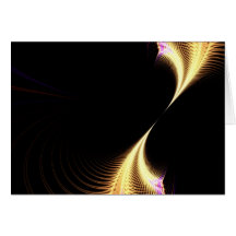Surreal Purple Fractal Vortex Card
