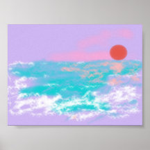 Surreal Sunset Print