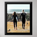 Surreal Surfing Safari Poster posters