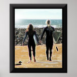 Surreal Surfing Safari Poster
