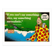Surrealistic Zippy Card Post Cards