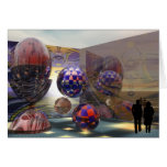Surrelistic exhibition greeting card