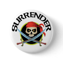 Surrender 3D Skull Pins
