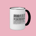 Surrender of General Lee mugs