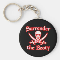 Surrender the Booty keychains
