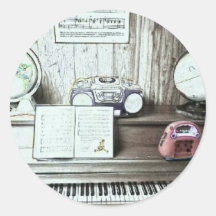 Surrounded by Music Stickers
