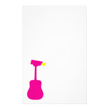 Surveillance Guitar Customized Stationery
