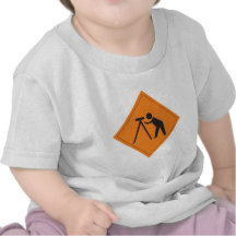 Surveyor at Work Sign Tee Shirts