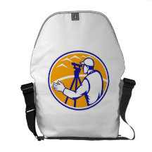 Surveyor Engineer Theodolite Total Station Courier Bags