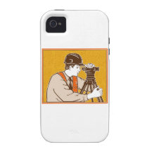 Surveyor Geodetic Civil Engineer Retro iPhone 4 Cover