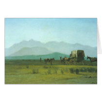 Surveyor's Wagon in the Rockies - Albert Bierstadt cards