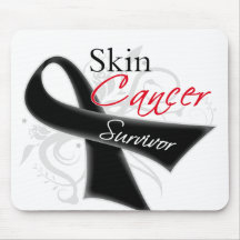 Survivant - cancer de la peau tapis de souris