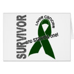 Survivant de Cancer de foie Carte De Vœux