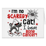 Survivant de cancer de l'os de Halloween 2 Cartes De Vœux