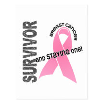 Survivant de cancer du sein cartes postales