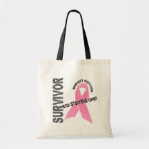 Survivant de cancer du sein sacs fourre-tout