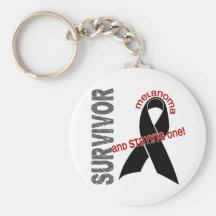 Survivant de mélanome porte-clefs