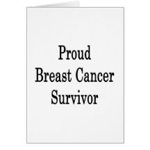Survivant fier de cancer du sein carte de vœux