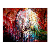 SURVIVING CHILD ABUSE POST CARD