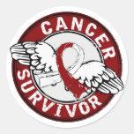 Survivor 14 Head and Neck Cancer Sticker