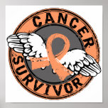 Survivor 14 Uterine Cancer posters