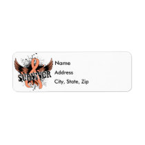 Survivor 16 Endometrial Cancer Return Address Label