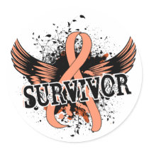 Survivor 16 Endometrial Cancer Sticker