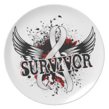 Survivor 16 Retinoblastoma Party Plates