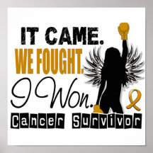 Survivor 22 Appendix Cancer Print