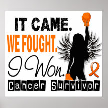 Survivor 22 Kidney Cancer Print