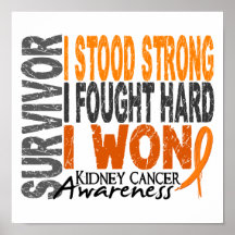Survivor 4 Kidney Cancer Posters