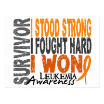Survivor 4 Leukaemia Post Cards