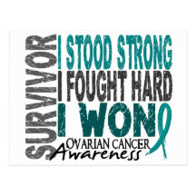 Survivor 4 Ovarian Cancer Postcards