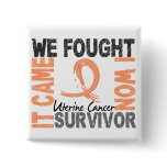 Survivor 5 Uterine Cancer buttons