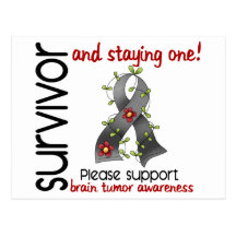 Survivor 9 Brain Tumour Post Cards