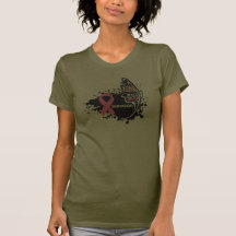 Survivor Abstract Butterfly Breast Cancer Tees
