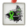 Survivor Abstract Butterfly Non-Hodgkins  Lymphoma Christmas Tree Ornaments