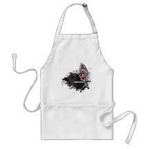 Survivor Abstract Butterfly Skin Cancer Apron