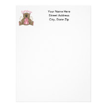 Survivor (bear) custom letterhead