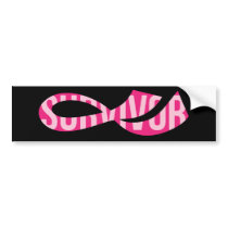 Survivor - breast cancer bumper sticker