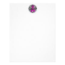 survivor breast cancer pink ribbon customized letterhead