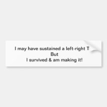 Survivor Bumper Sticker