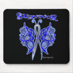 Survivor Celtic Butterfly - Anal Cancer Mousepads