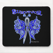 Survivor Celtic Butterfly - Anal Cancer Mousepads