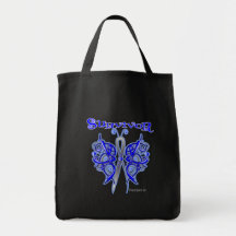 Survivor Celtic Butterfly - Colon Cancer Bags
